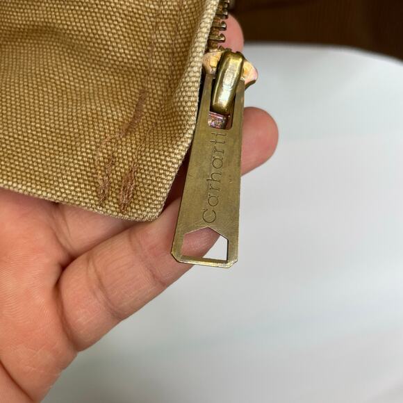 Carhartt J131 Thermal Lined Canvas Full Zip Hooded Jacket Men's size XL - Picture 5 of 16